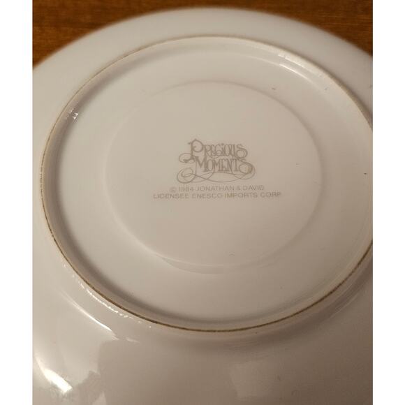 Vintage Precious Moments Saucer-1984 Jonathan & David Enesco (gg288) - Picture 3 of 4